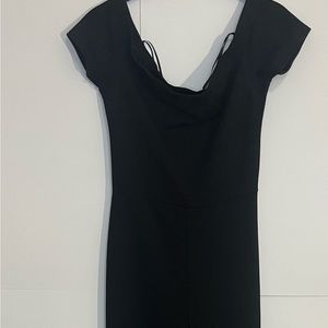 Lulus‎ Jumpsuit Women's Medium Black Wide Leg Sleeveless.